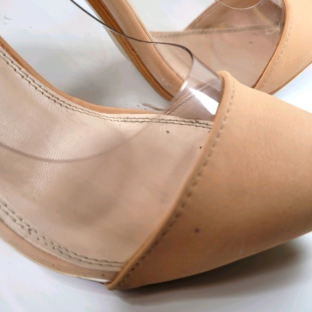 Liliana Women's Nude Stilleto Heels Pumps Size 6.5 - Picture 13 of 13